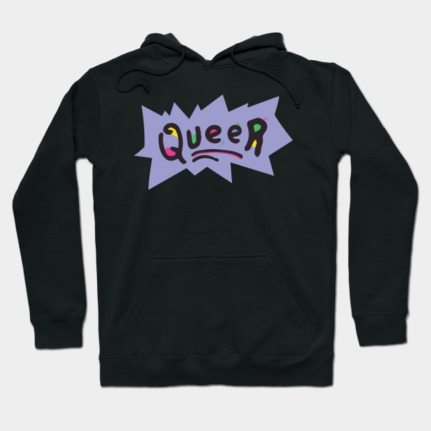 Queer Hoodie by AnObscureBird